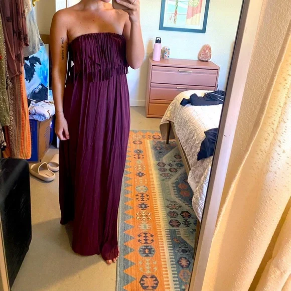Dresses | Fringe Maxi Cowgirl Dress | Poshmark
